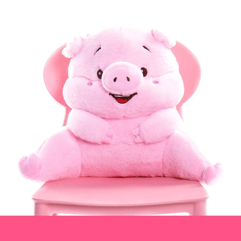 Cute Plush Husky Chair Backrest