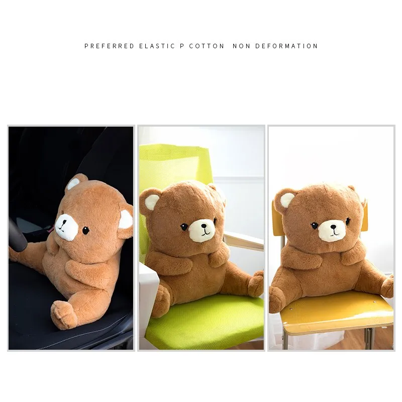 Cute Plush Husky Chair Backrest