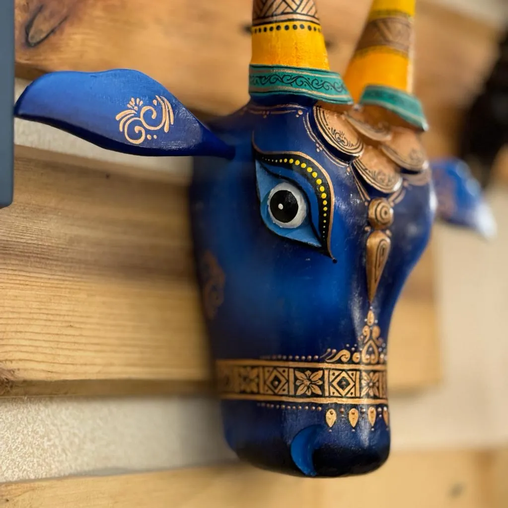 Dhenu: Blue cow mask