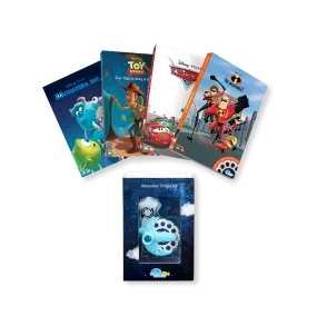 Disney Pixar 4 Story Collection with Projector