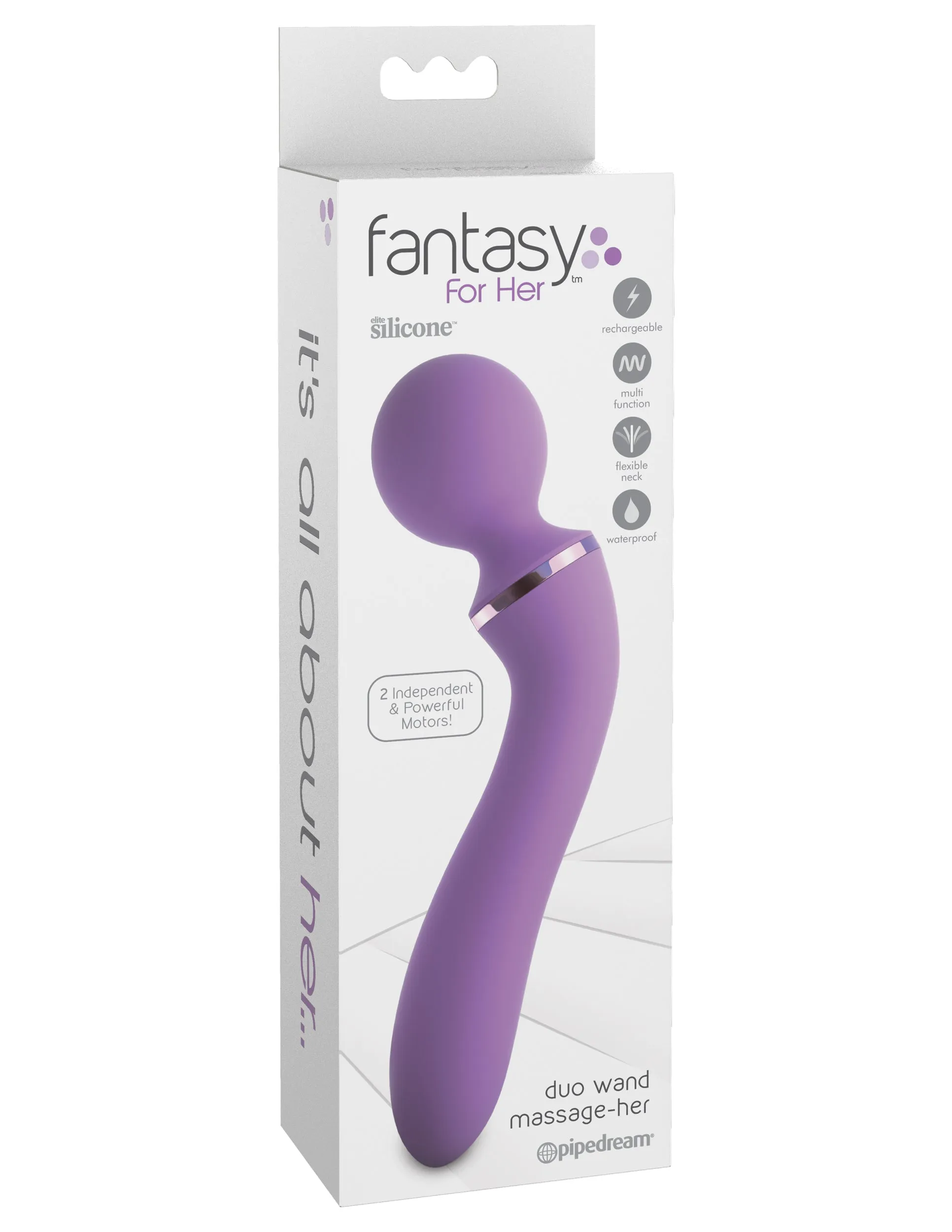 Double Delight: Duo Wand Massager for Fun Vibrations and Happy Smiles!