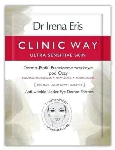 Dr Irena Eris CLINIC WAY Dermo-anti-wrinkle eye pads x 1 piece