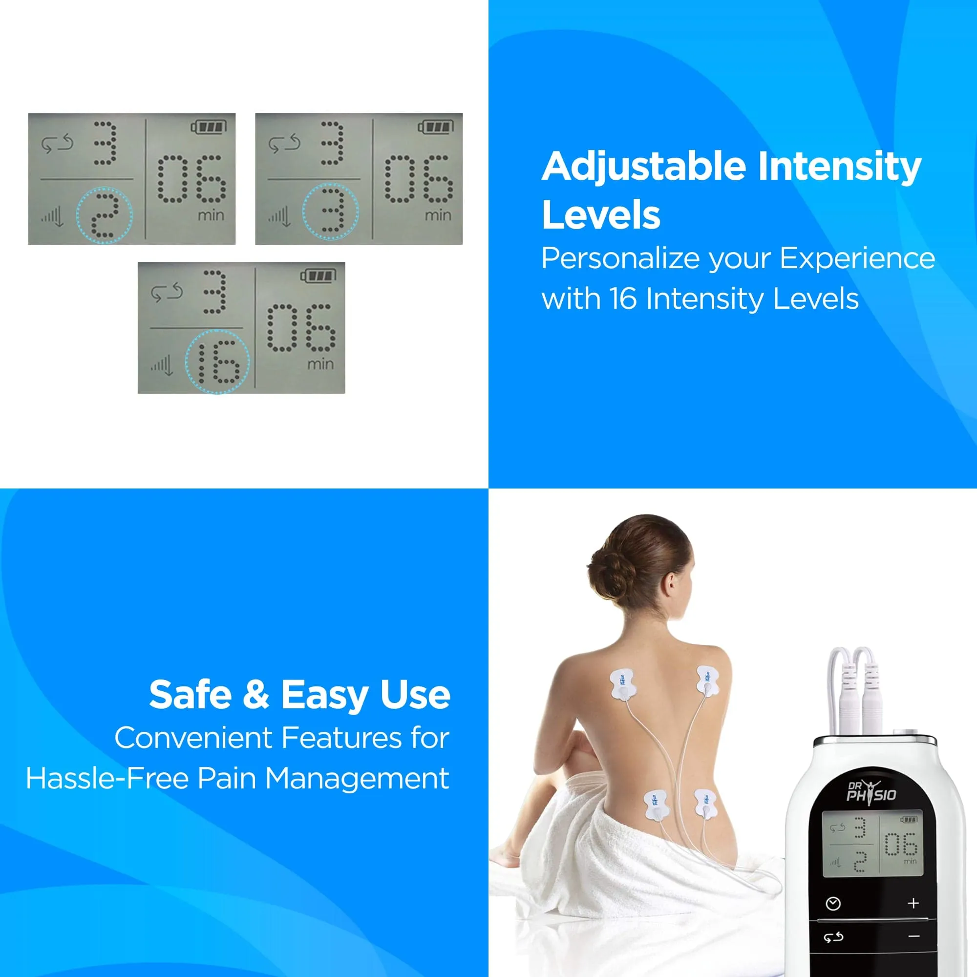Dr Physio USA TENS Physiotherapy Massager Equipment 1015