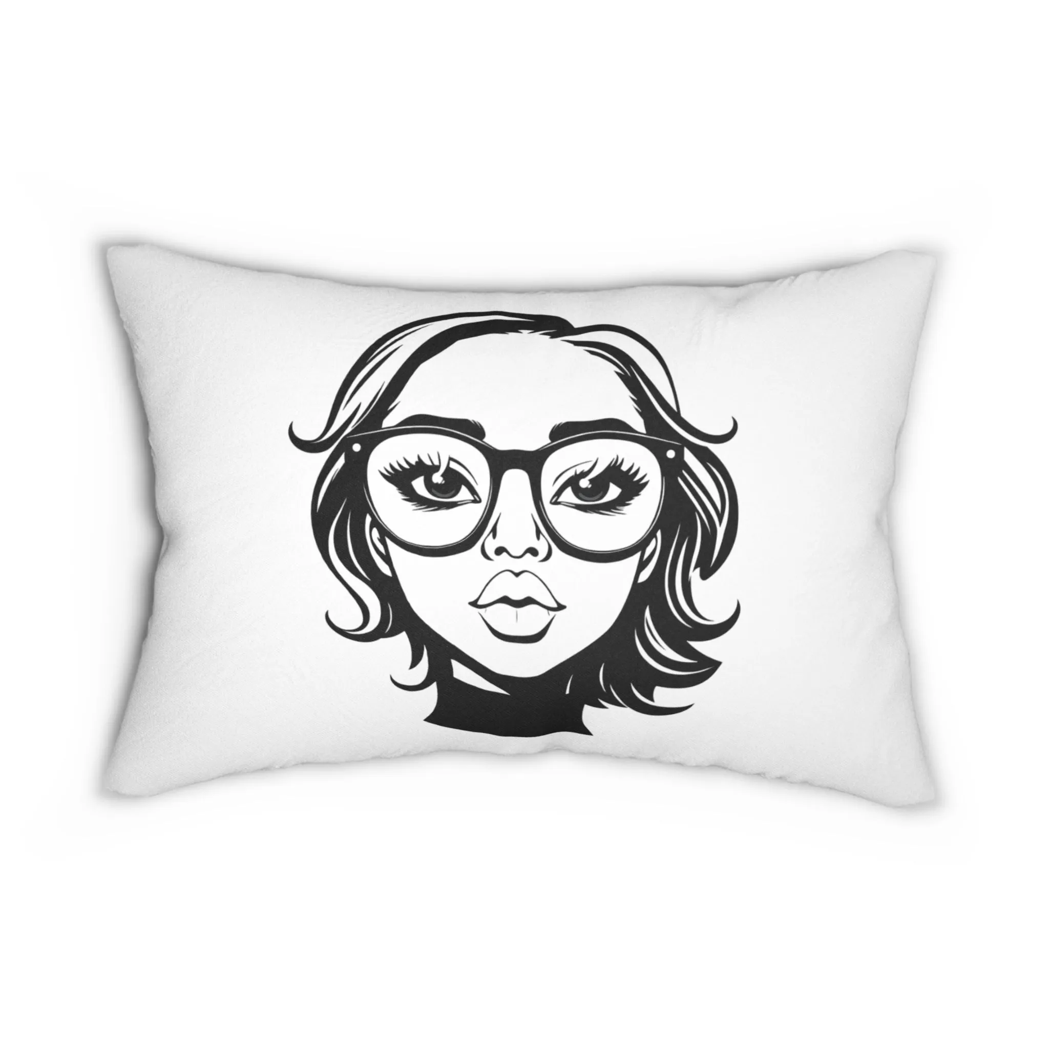 DUO MODERN "Jewel" Spun Polyester Lumbar Pillow