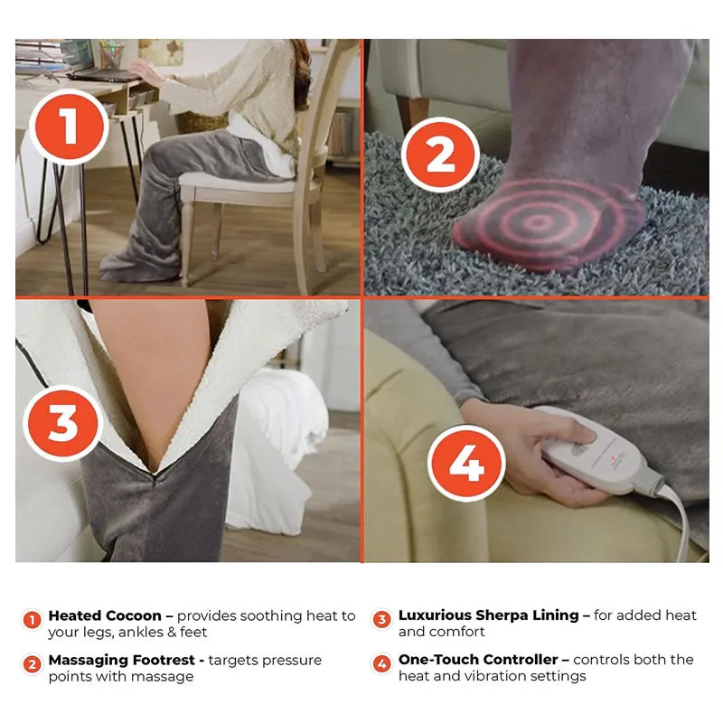 Electric Heated Personal Sherpa Wrap F49-8-1251