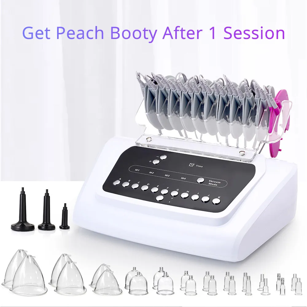 EMS Bio Microcurrent  Vacuum Cupping Therapy Muscle Building Butt Lifting Machine