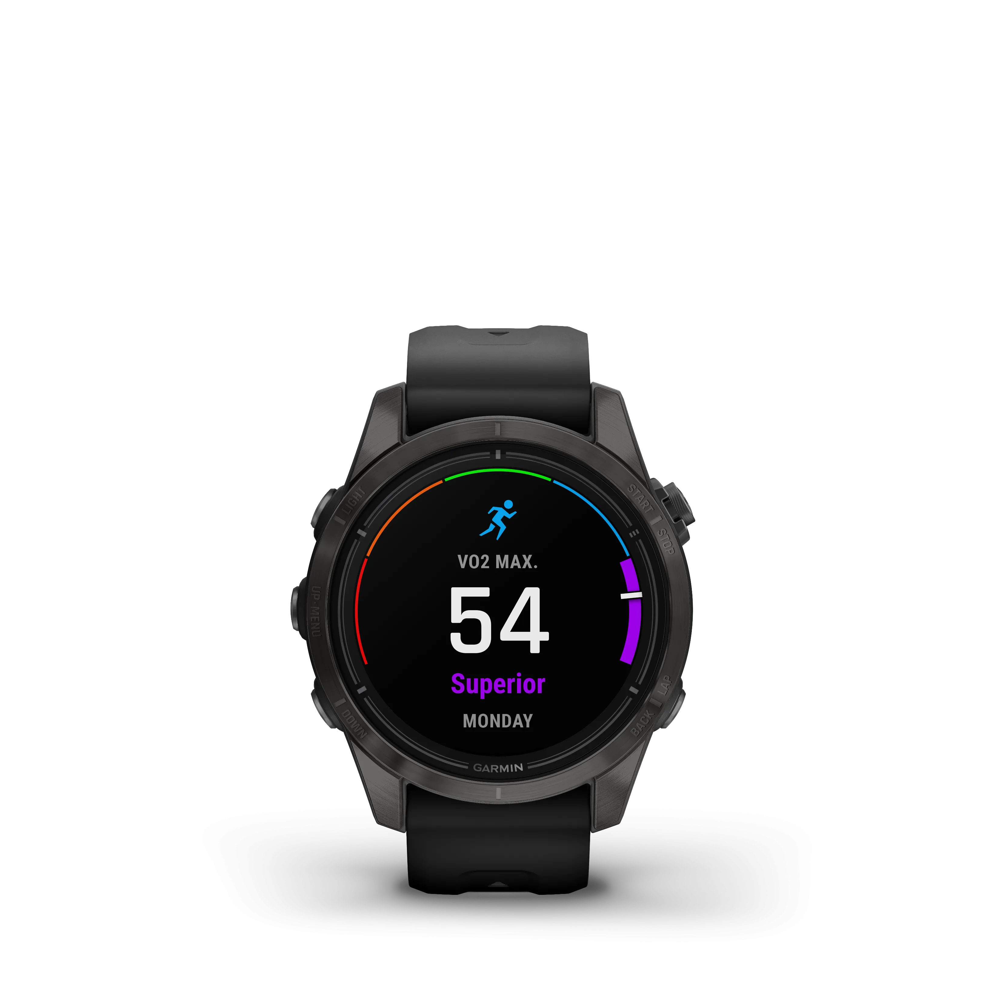 Epix Pro (Gen 2), Sapphire Edition, 42mm - Carbon Grey DLC Titanium with Black Band - 010-02802-15