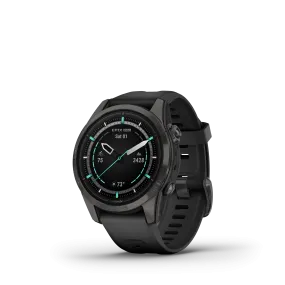 Epix Pro (Gen 2), Sapphire Edition, 42mm - Carbon Grey DLC Titanium with Black Band - 010-02802-15