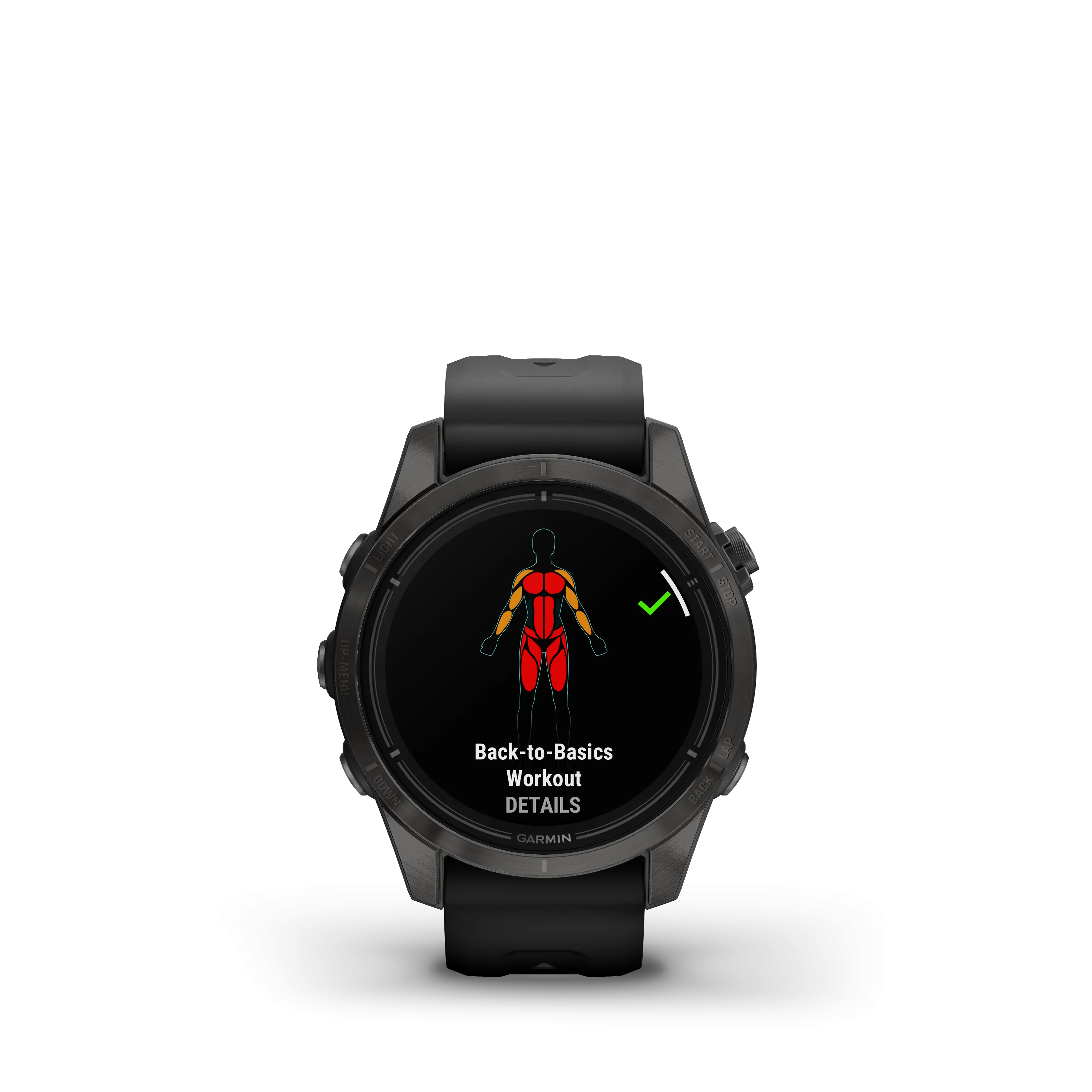 Epix Pro (Gen 2), Sapphire Edition, 42mm - Carbon Grey DLC Titanium with Black Band - 010-02802-15