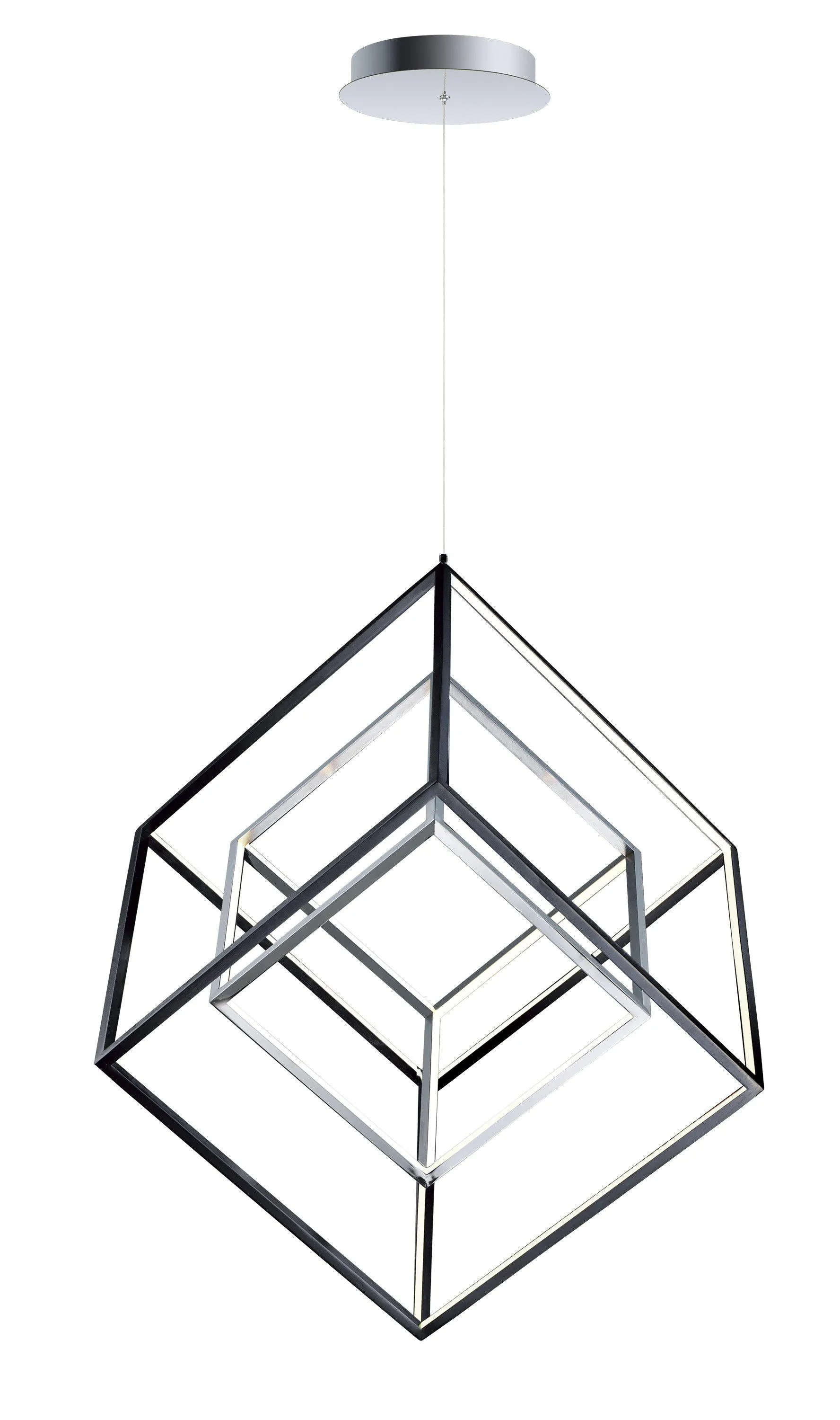 ET2 4 Square 2 Light LED Pendant E30586