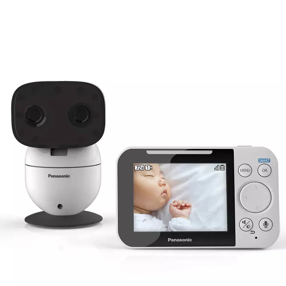 Extra Long Range Video Baby Monitor 3.5" - KX-HN4001W