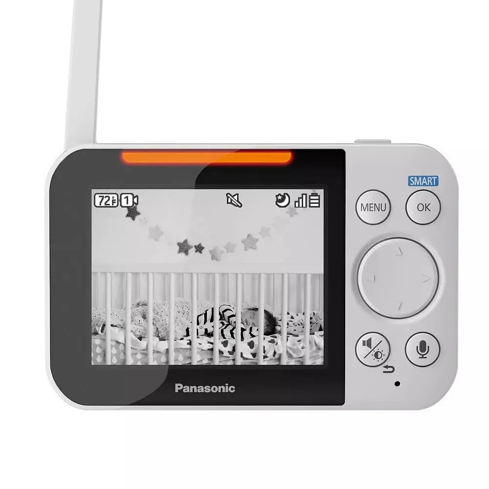 Extra Long Range Video Baby Monitor 3.5" - KX-HN4001W