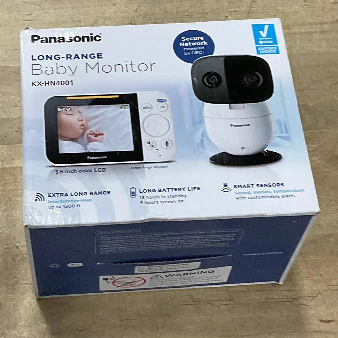 Extra Long Range Video Baby Monitor 3.5" - KX-HN4001W