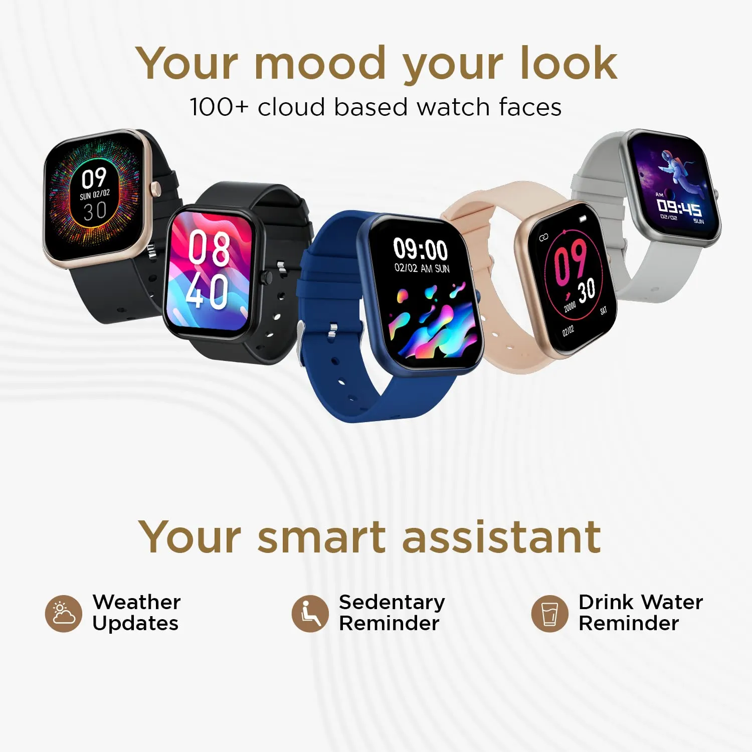 Fire-Boltt Dazzle BSW037  1.83" Smartwatch Full Touch Largest Borderless Display & 60 Sports Modes  Silver