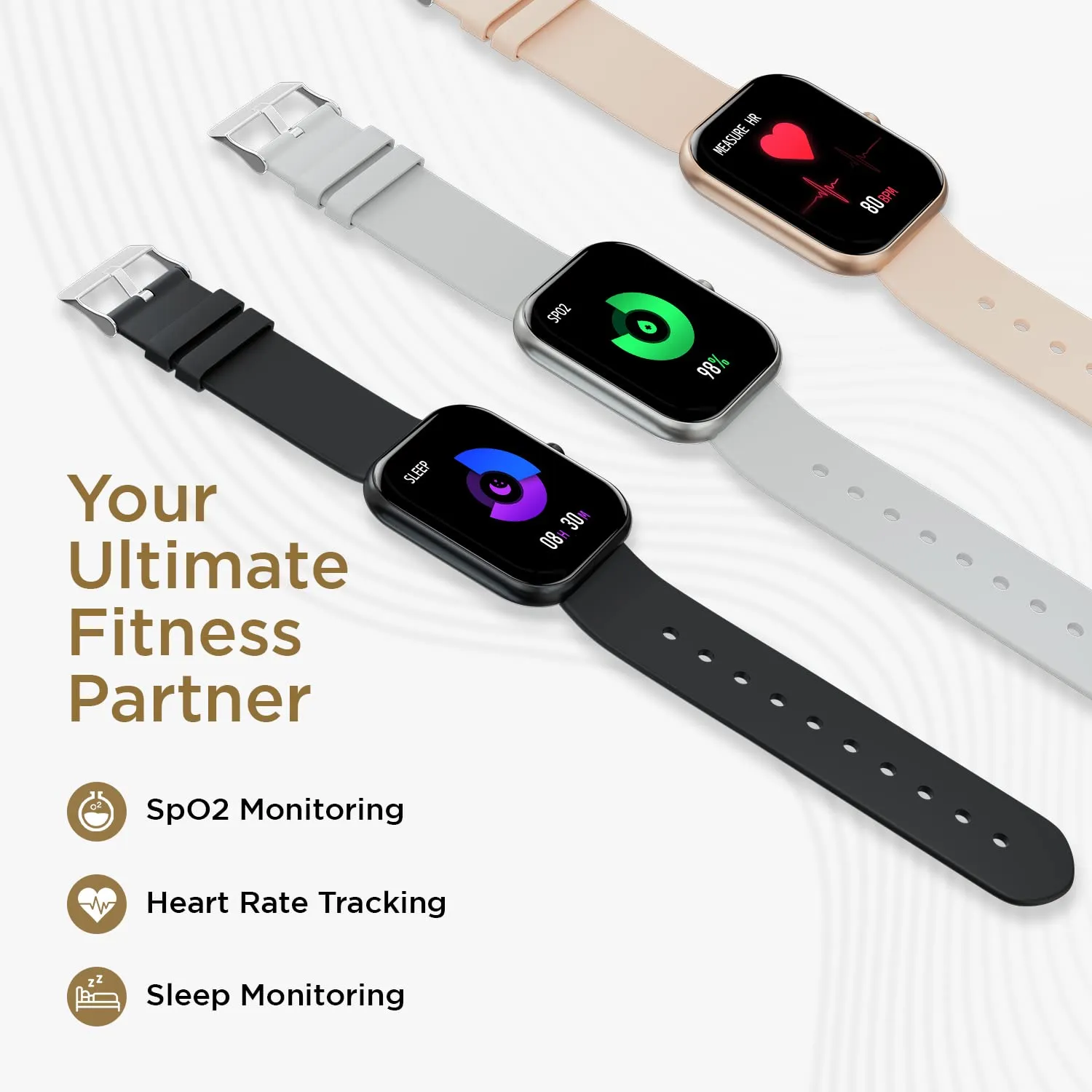 Fire-Boltt Dazzle BSW037  1.83" Smartwatch Full Touch Largest Borderless Display & 60 Sports Modes  Silver