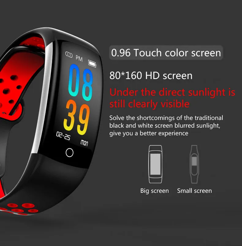 Fitness Smart Band Monitor Blood Pressure Smart Bracelet Blood Oxygen Sleep Monitor Call Reminder