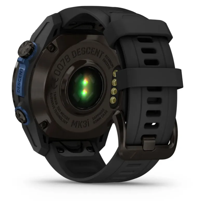 Garmin Descent™ Mk3i – 43mm Titanium Dive Computer with Silicone Band   Descent T2 Transceiver (Option)