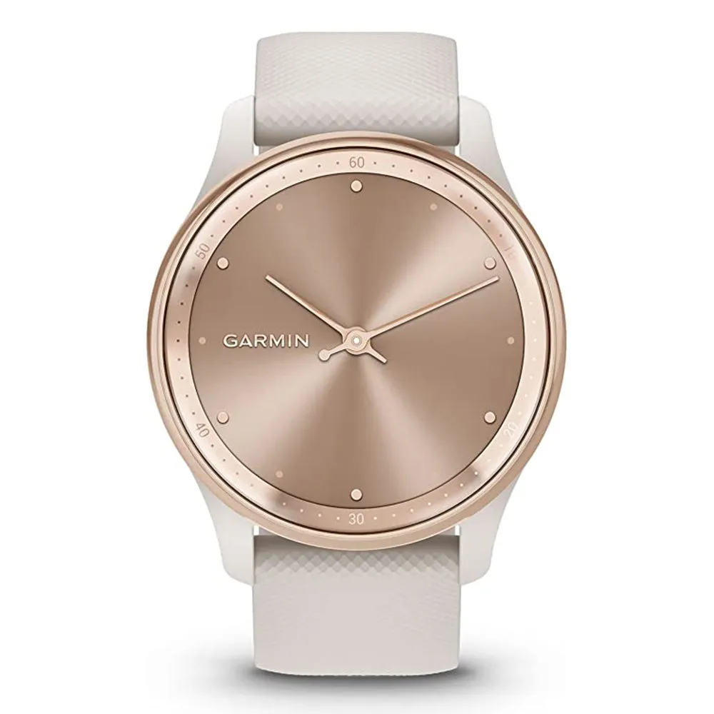 Garmin vivomove Trend Silicone Band Long-Lasting Battery Life Dynamic Watch Hands and Touchscreen Display Stylish Hybrid Smartwatch - 010-02665-01