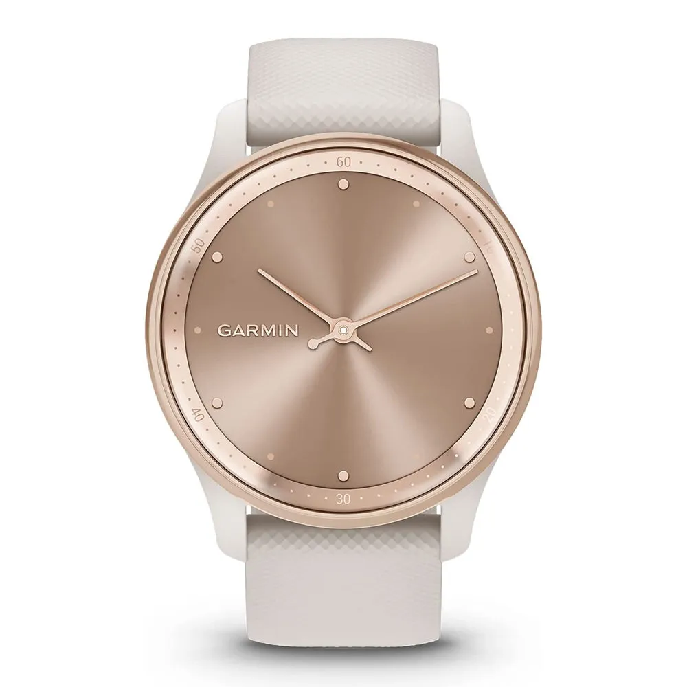 Garmin vivomove Trend Silicone Band Long-Lasting Battery Life Dynamic Watch Hands and Touchscreen Display Stylish Hybrid Smartwatch - 010-02665-01