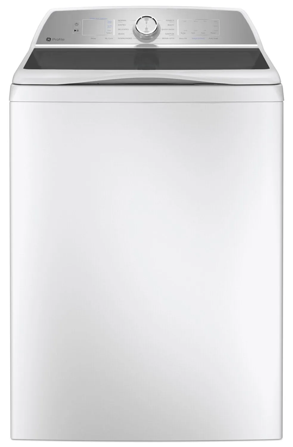 GE Profile 5.8 Cu. Ft. Top-Load Washer and 7.4 Cu. Ft. Electric Dryer -PTW600BSRWS/PTD60EBMRWS