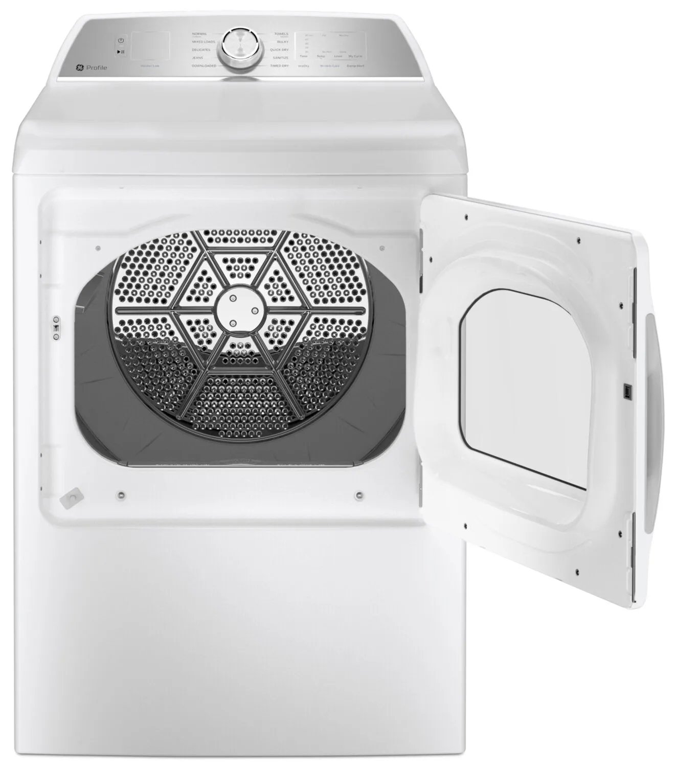 GE Profile 5.8 Cu. Ft. Top-Load Washer and 7.4 Cu. Ft. Electric Dryer -PTW600BSRWS/PTD60EBMRWS