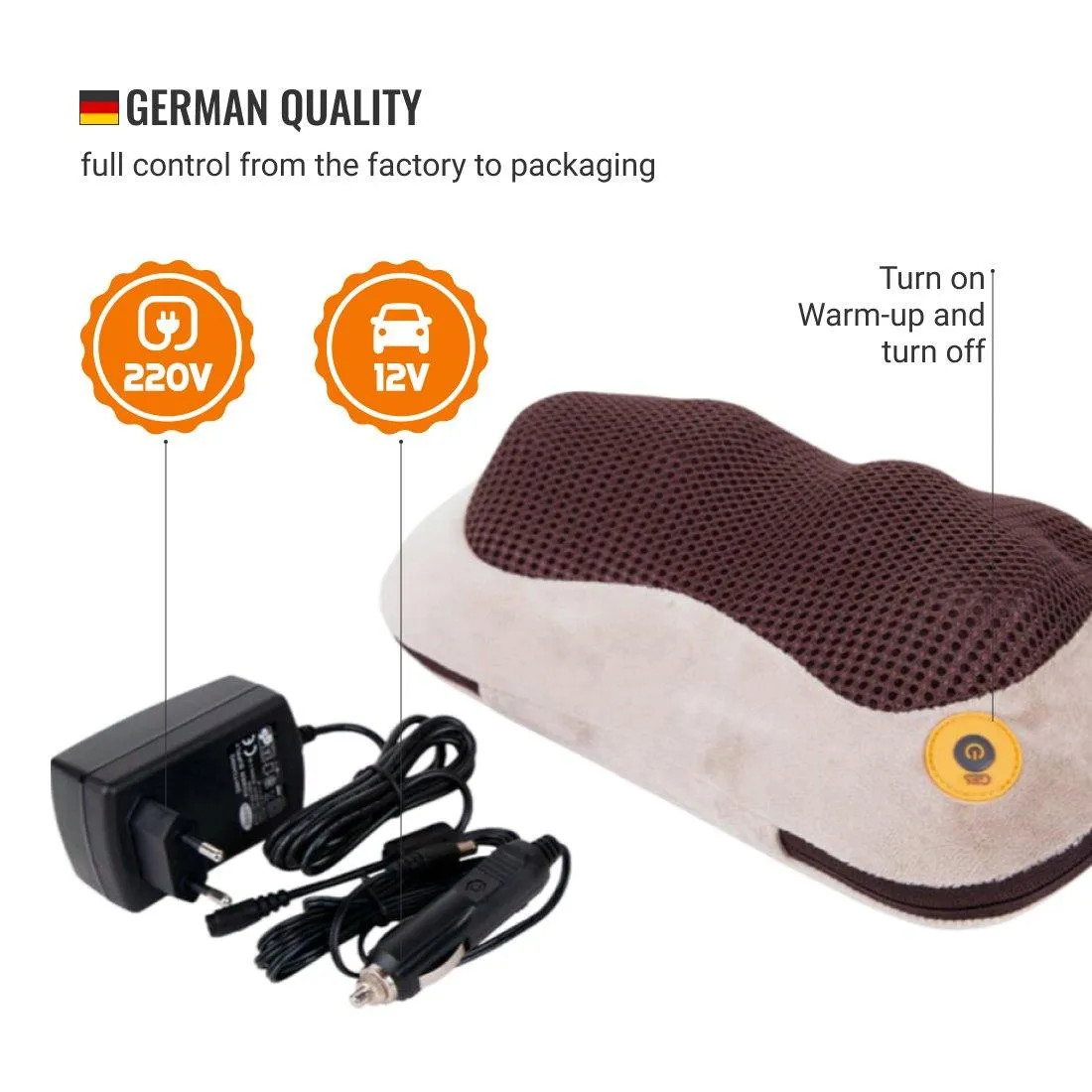 GESS uShiatsu Electric Massage Pillow