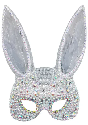 Grand Gala Rhinestone Bunny Mask
