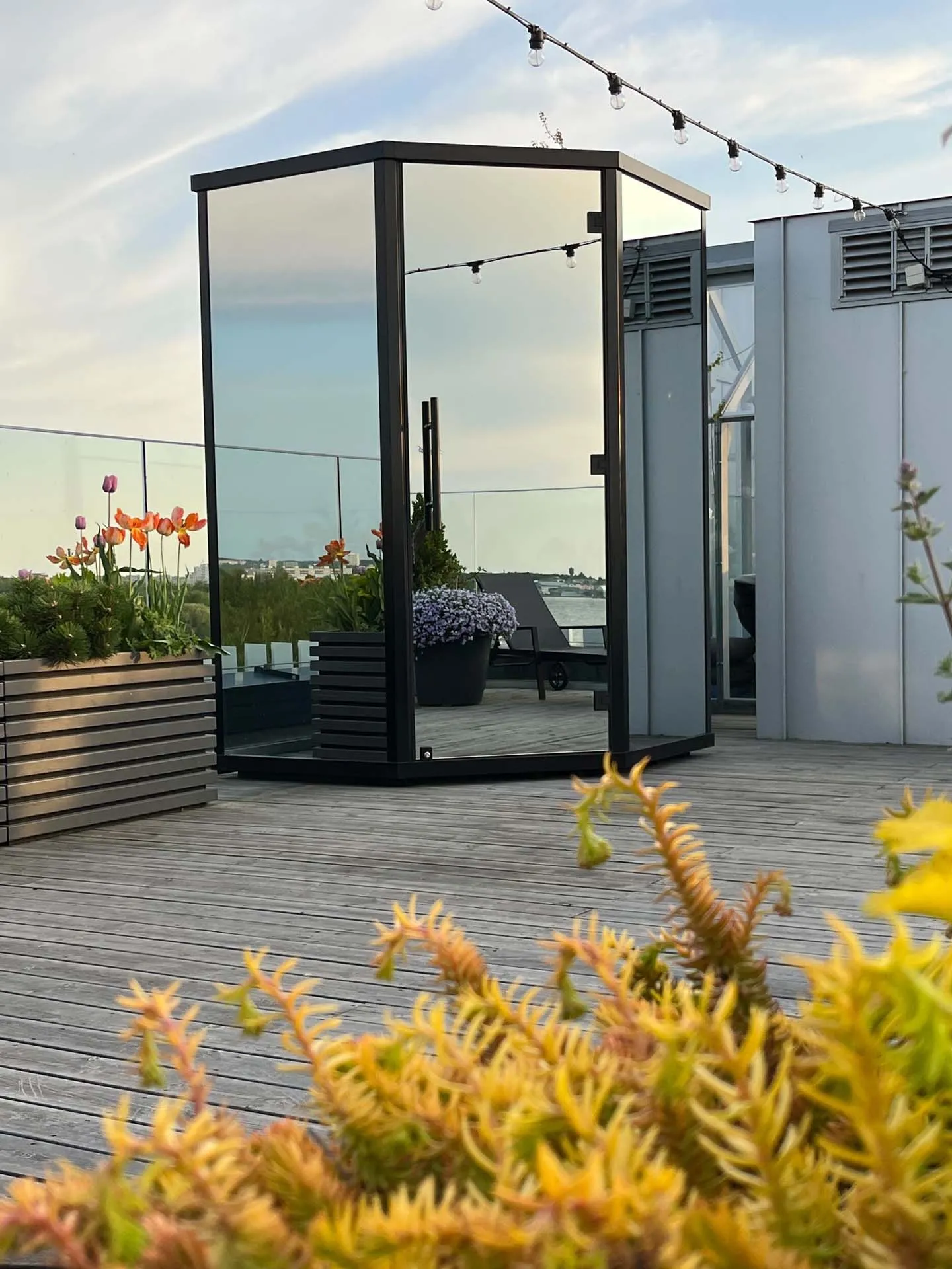 Haljas Hele Mini Glass Sauna