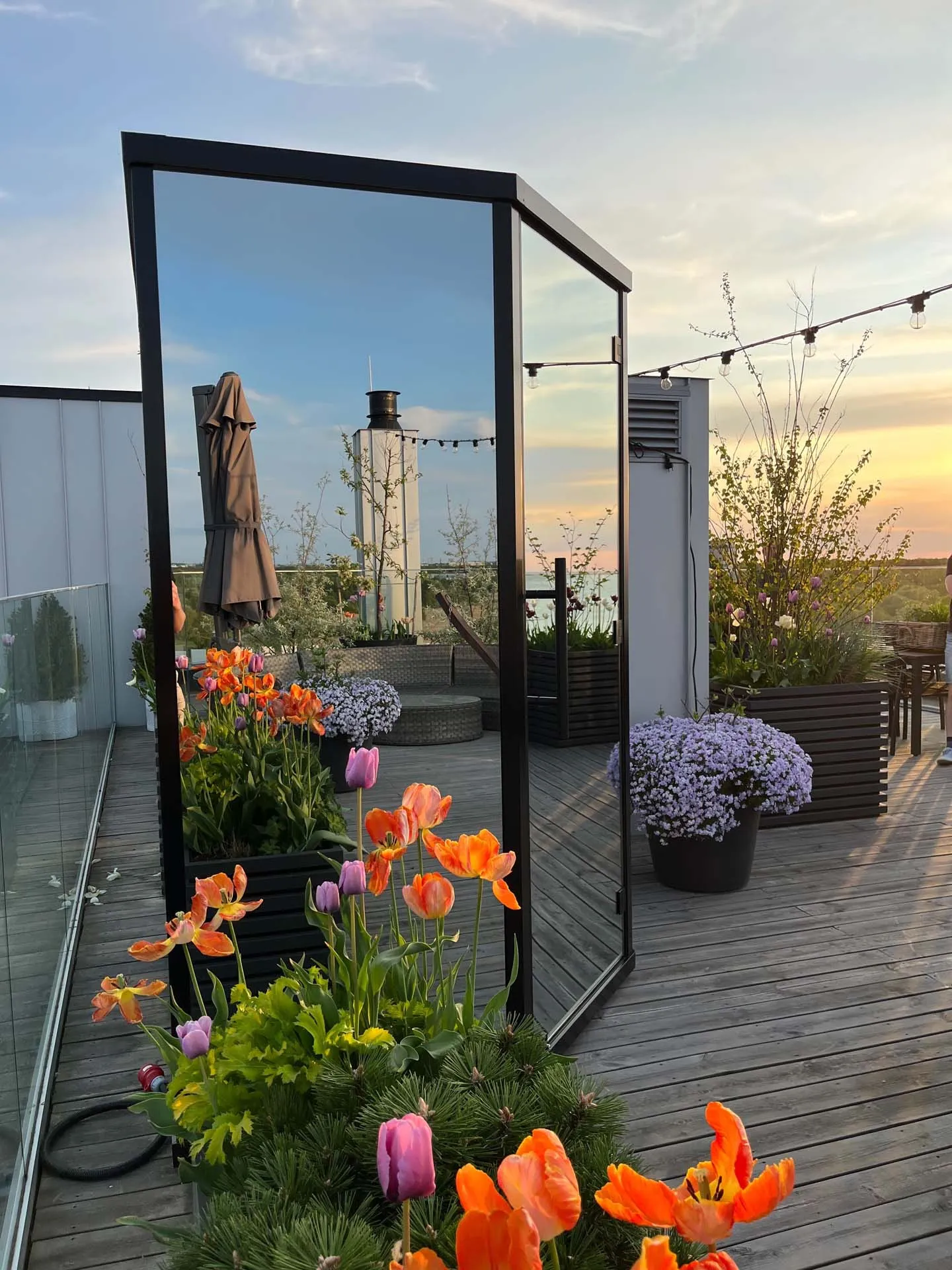 Haljas Hele Mini Glass Sauna
