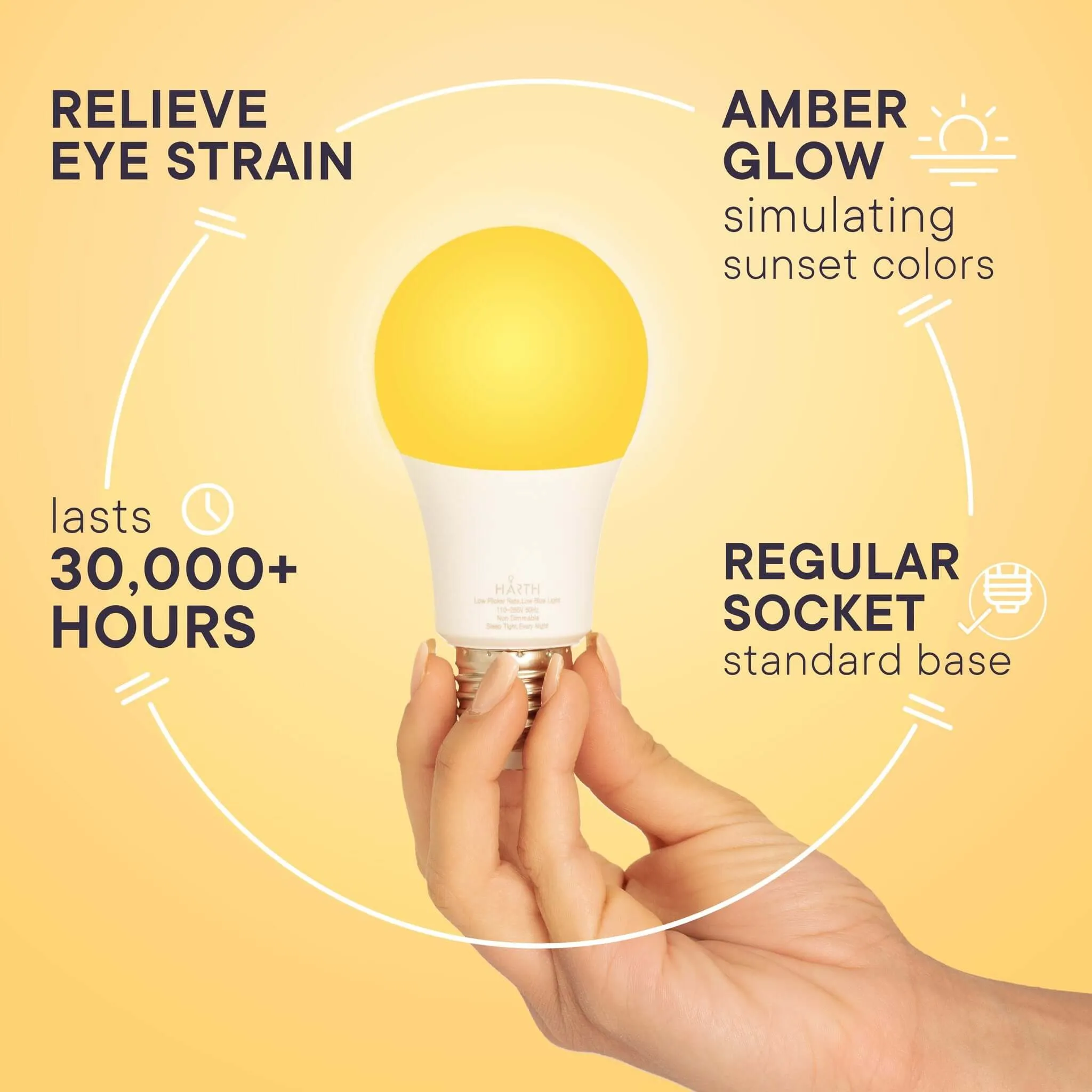 Harth Home - Sleep Aid Light Bulb / 7W