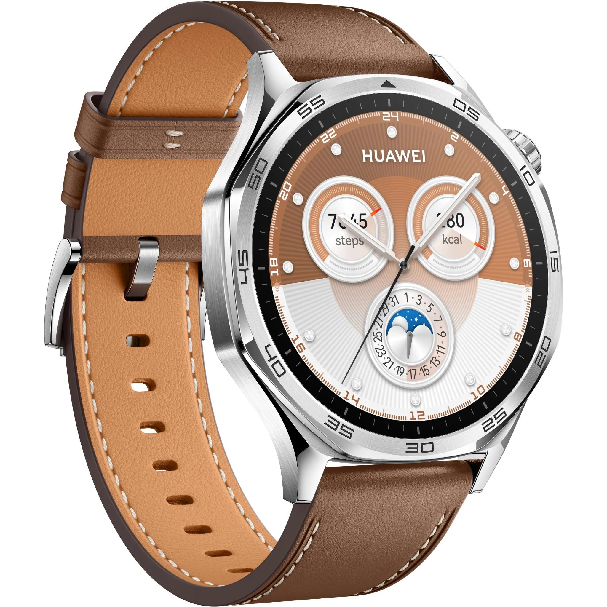 Huawei Watch GT 5 46mm Stainless Steel (Brown)