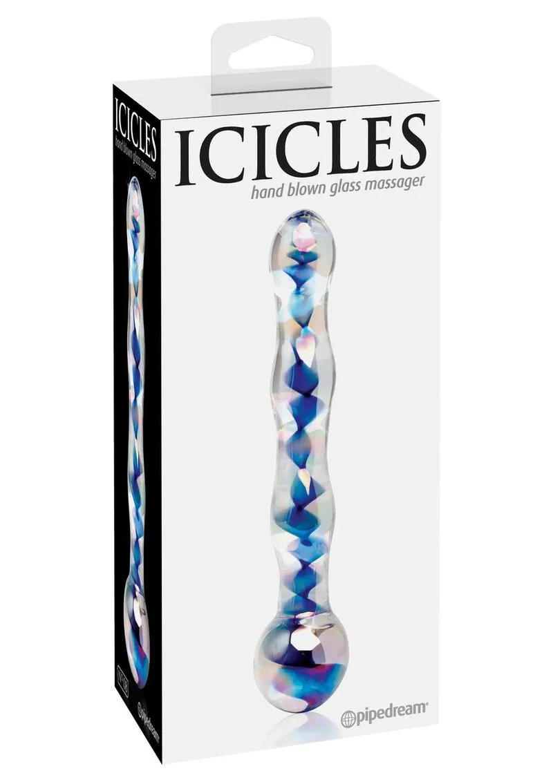 Icicles No. 8 Beaded Glass Dildo