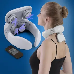 Intelligent Neck Massager with Remote Control - 4D Massager for Neck Pain