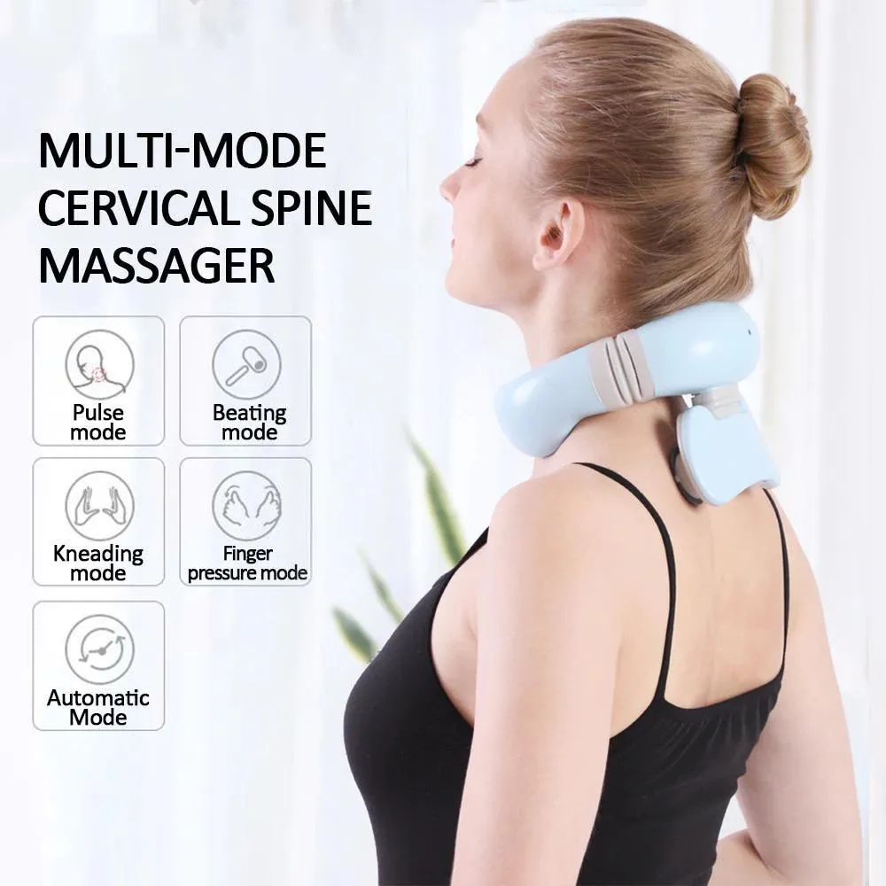 Intelligent Neck Massager with Remote Control - 4D Massager for Neck Pain