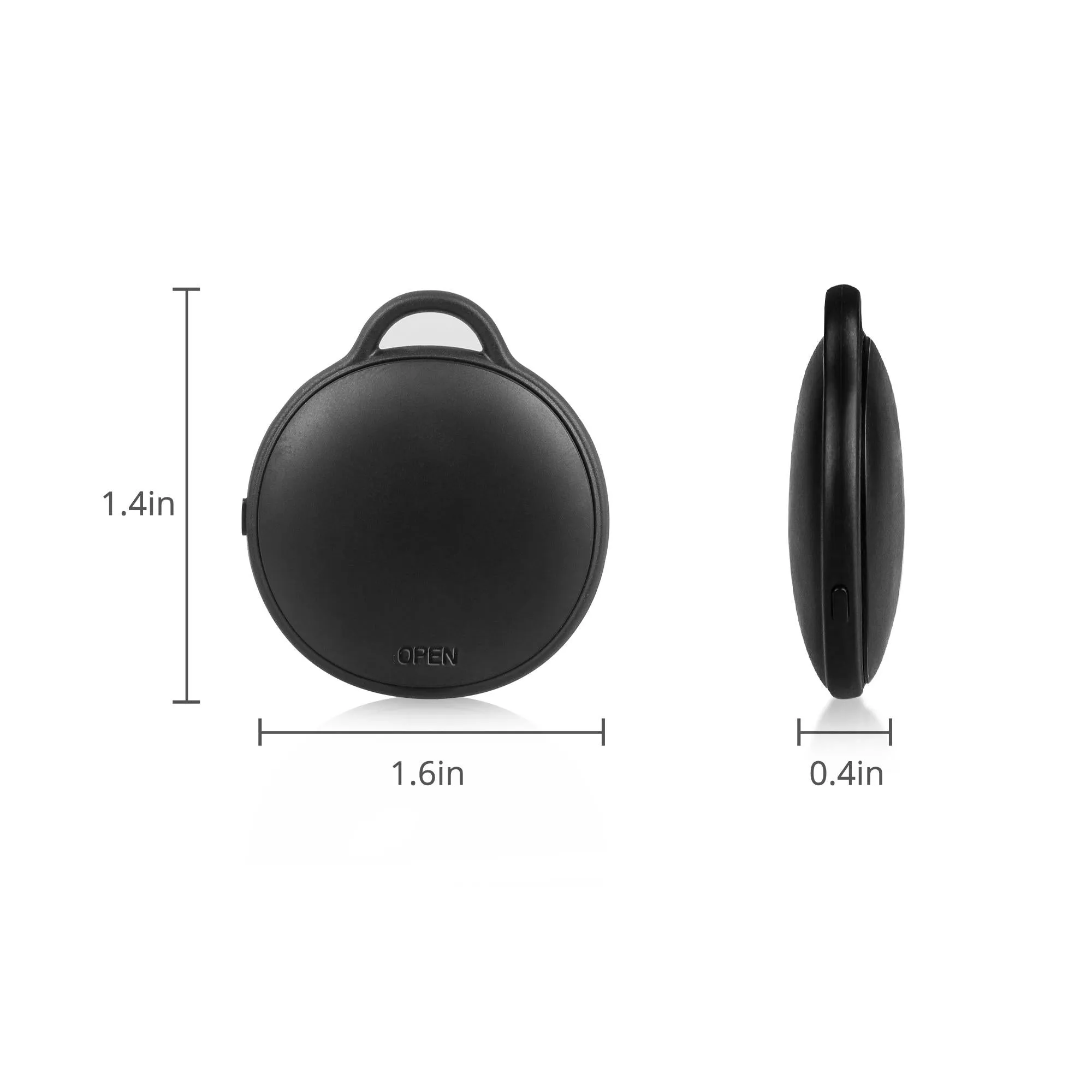 (iOS Only)MVTAG Waterproof Bluetooth Tracker and Item Locator - Compatible with iOS Find My App,Replaceable Battery,Anti-lost tracking devices