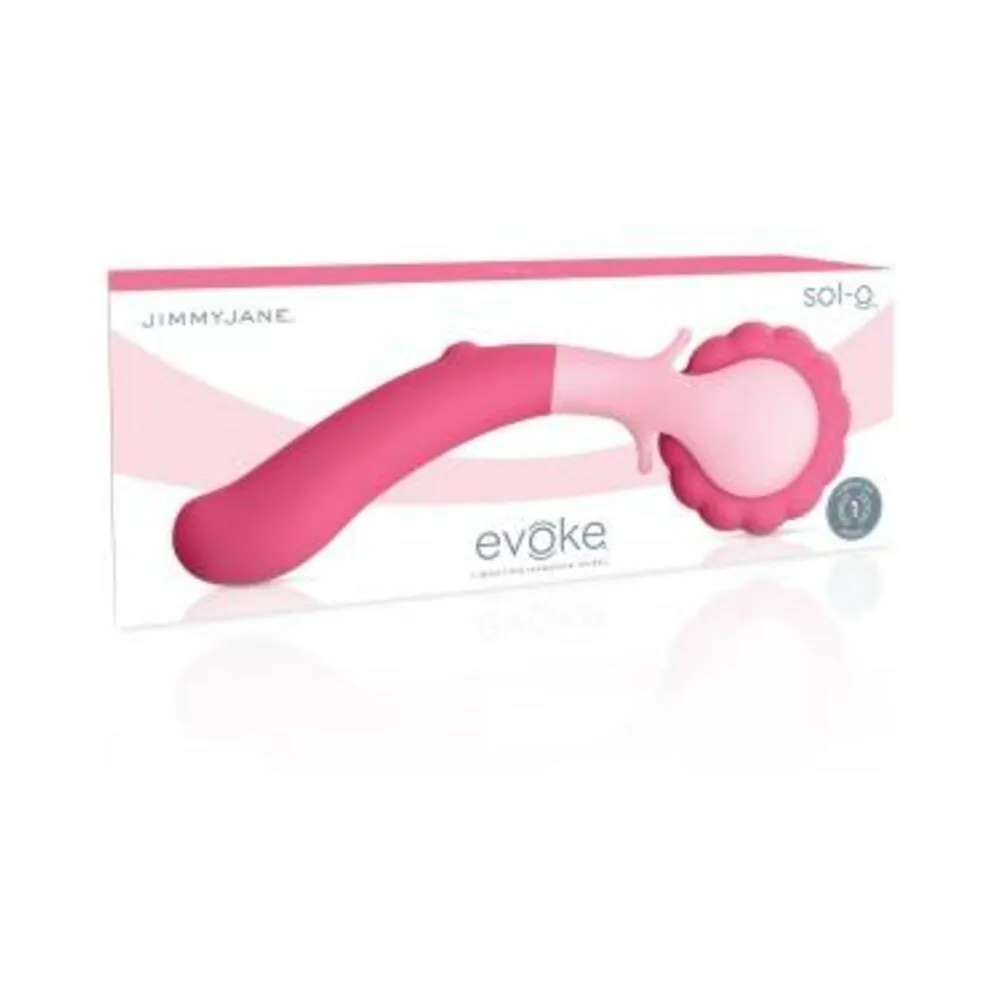 Jimmy Jane Evoke Sol-o Vibrating Massage Wheel Pink