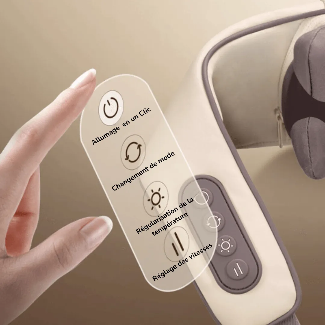 Kneading massager with heating effect | ThermoRelax - v2023b