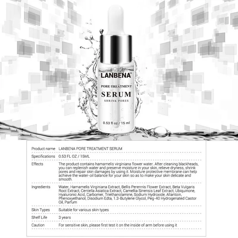 LABENA  Pore Treatment Serum to Shrink Pores Clear Blackheads/Acne