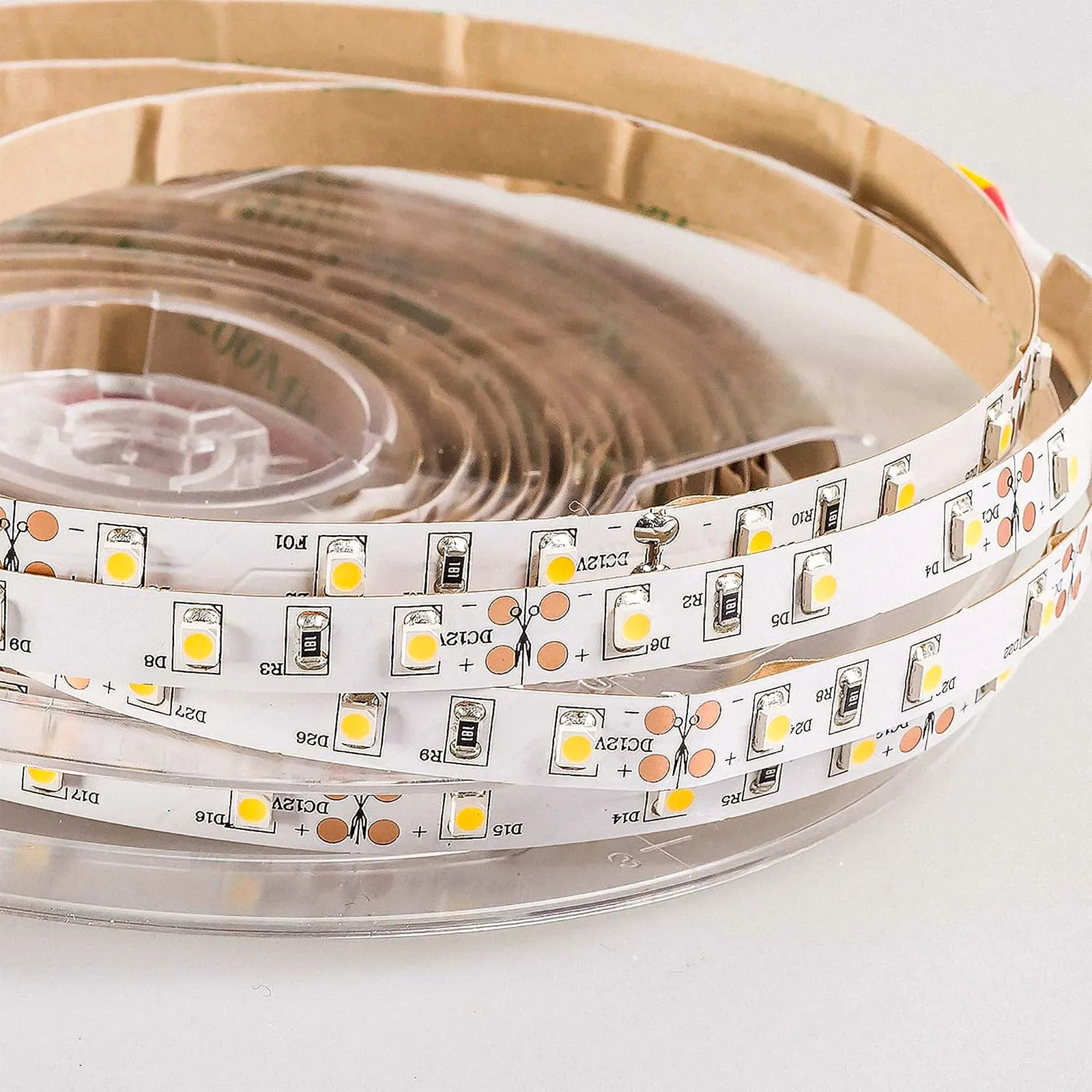 LED Strip 12V 10W IP62 3M 5M 3000K Warmwhite 5000K Coolwhite