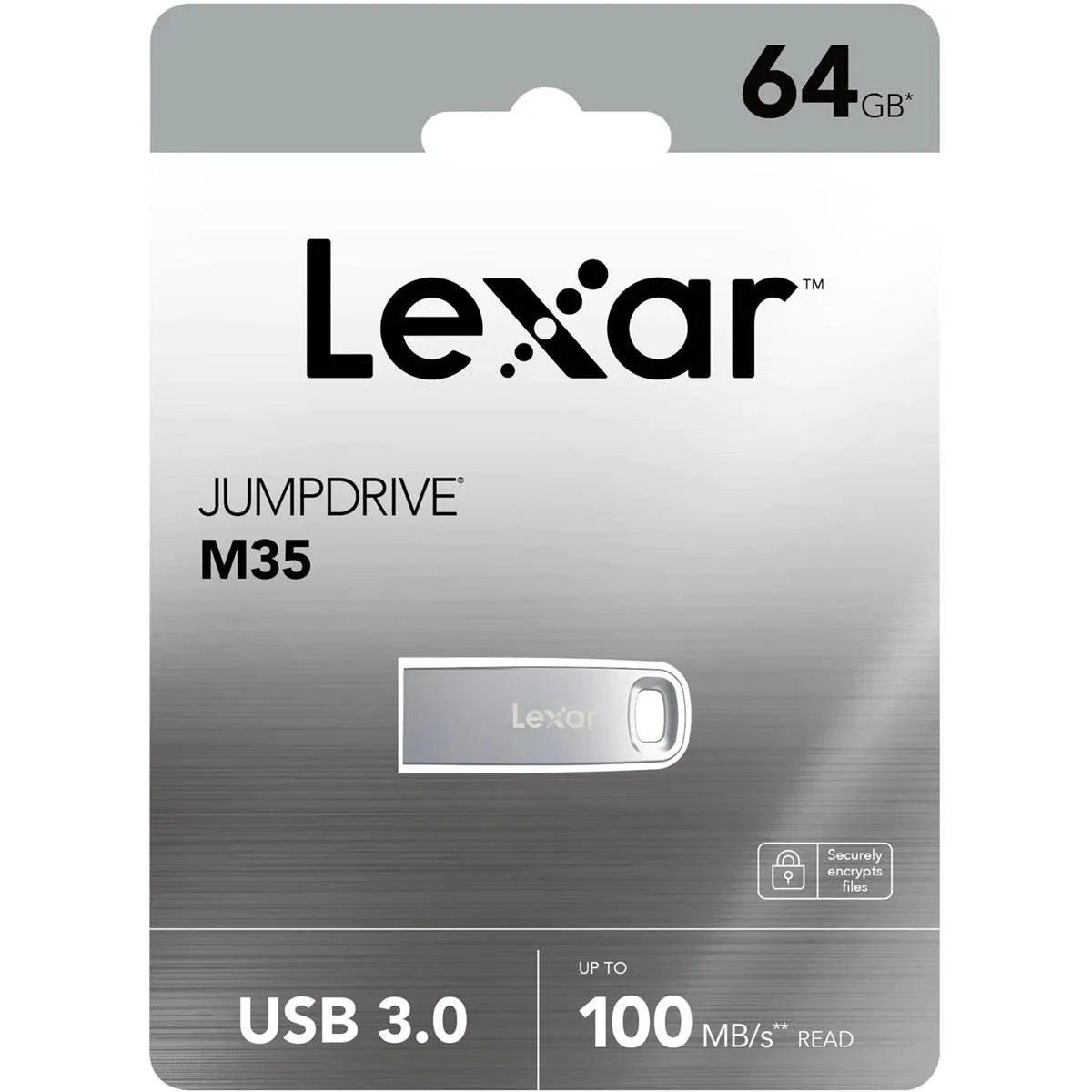 Lexar Jumpdrive M35 Metal USB 3.0 Flash Drive 64GB