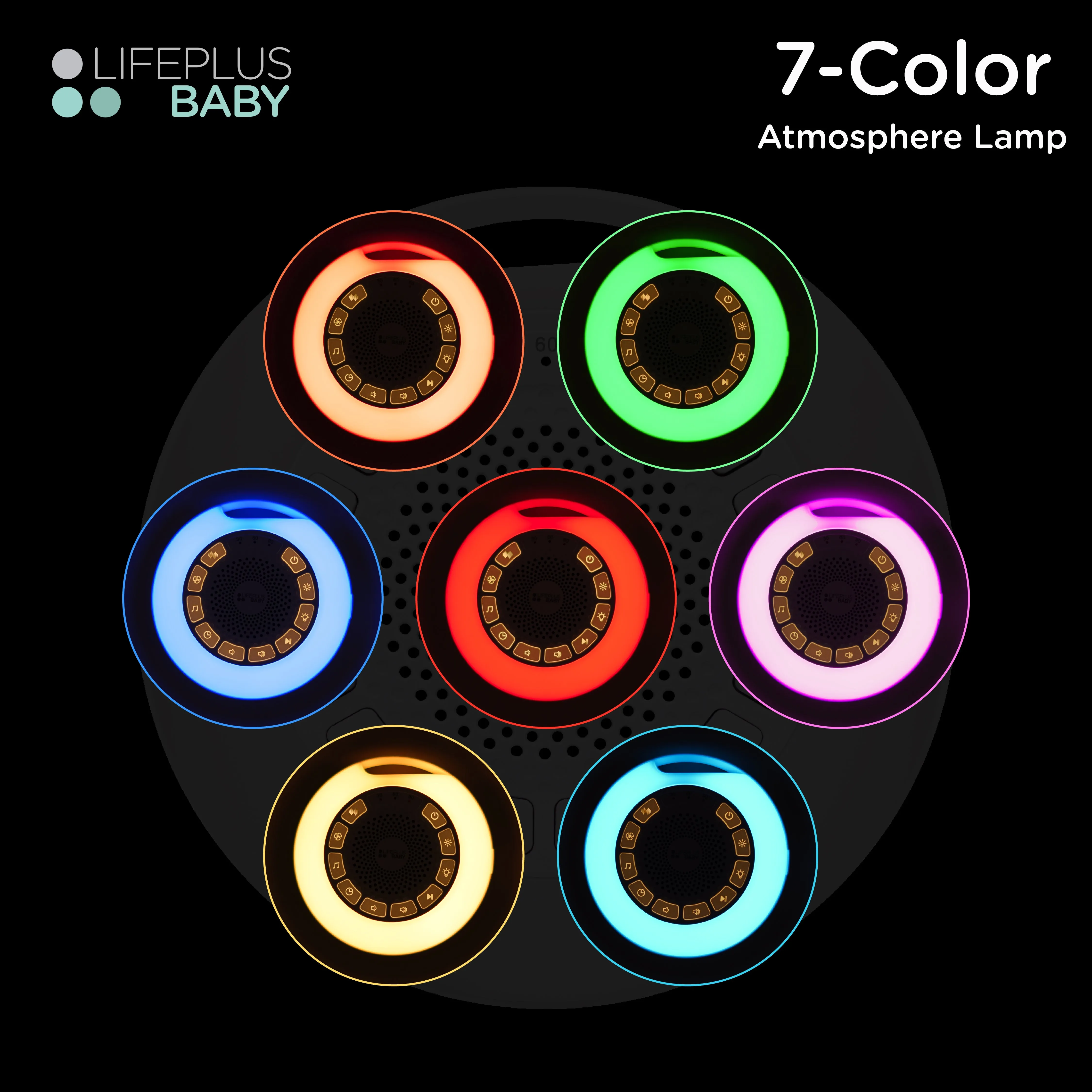 LIFEPLUSBABY WHITE NOISE MACHINE- Your Ultimate Companion for Restful Nights and Serene Days