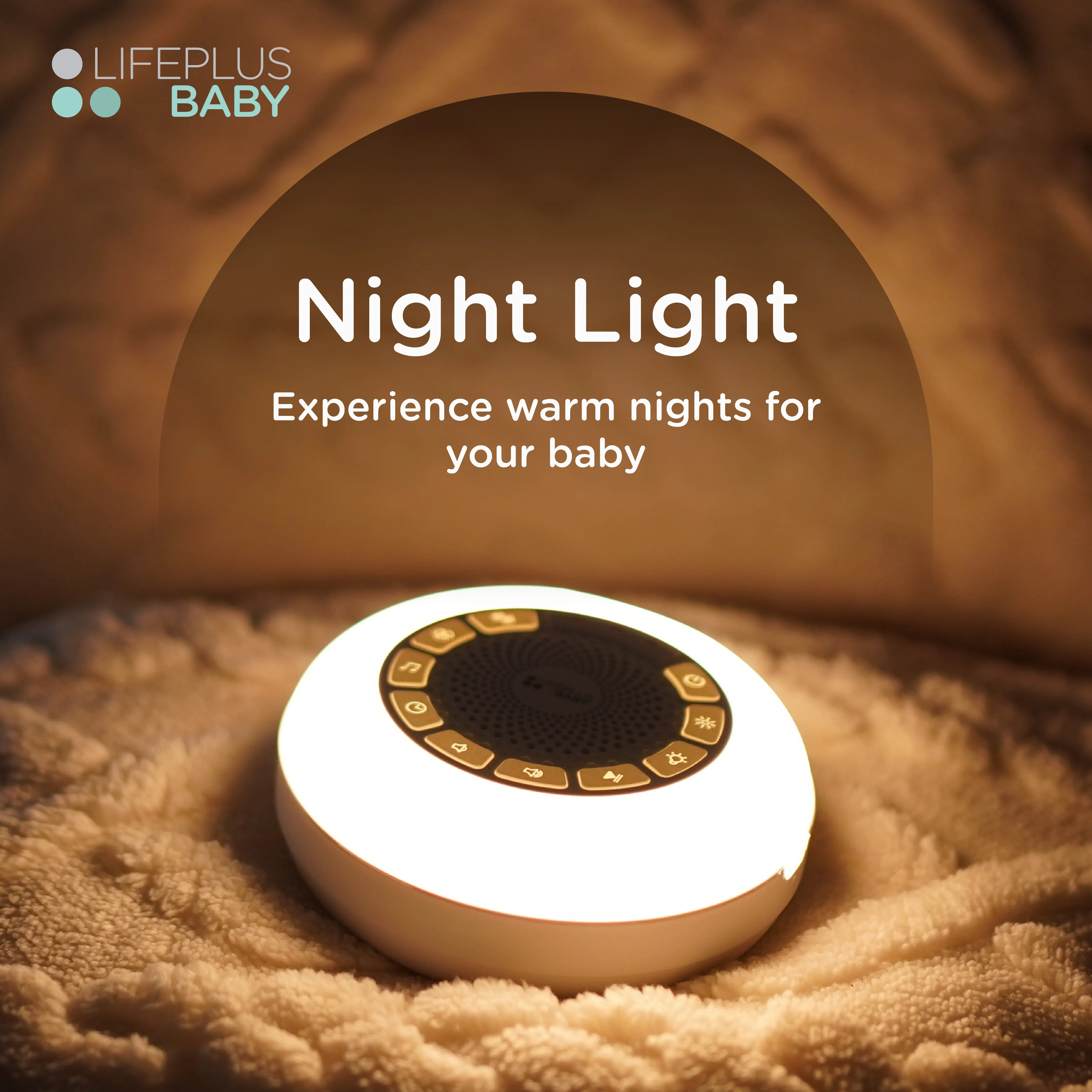 LIFEPLUSBABY WHITE NOISE MACHINE- Your Ultimate Companion for Restful Nights and Serene Days