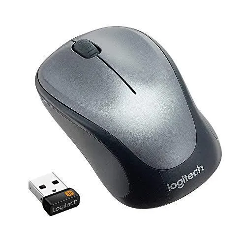 Logitech M235 Wireless Mouse for Windows and Mac - Black/Grey  Logitech K230 Wireless Keyboard