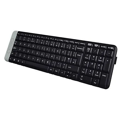 Logitech M235 Wireless Mouse for Windows and Mac - Black/Grey  Logitech K230 Wireless Keyboard