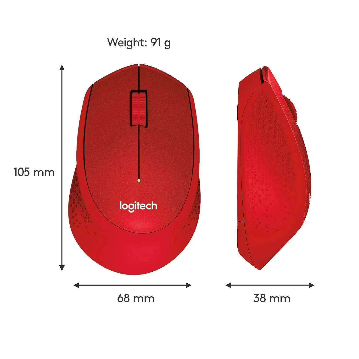 Logitech M331 Silent Plus Extra comfort and precision with SilentTouch