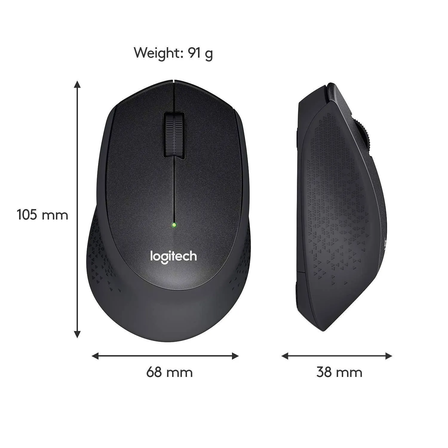 Logitech M331 Silent Plus Extra comfort and precision with SilentTouch