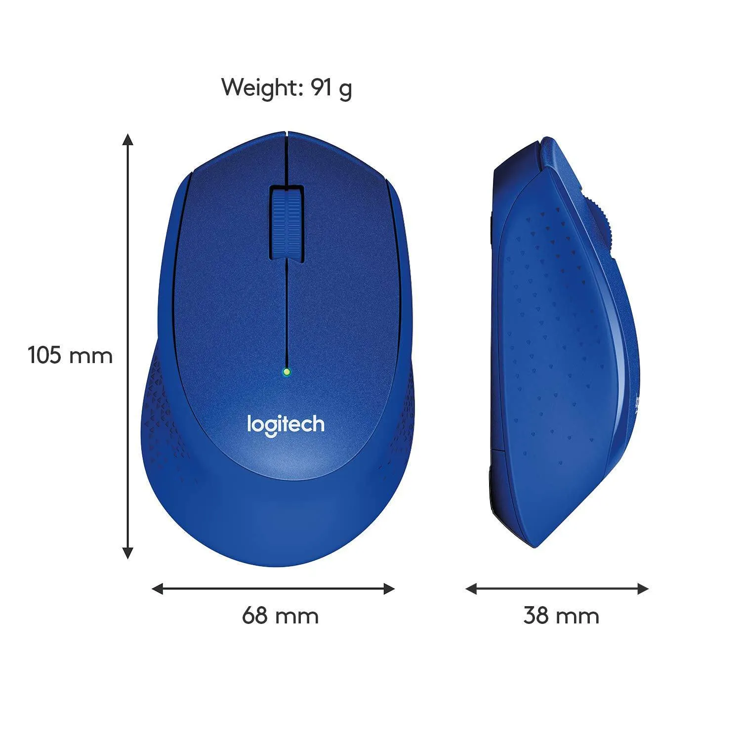 Logitech M331 Silent Plus Extra comfort and precision with SilentTouch