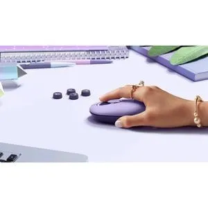 Logitech POP Mouse - Optical - Wireless - Bluetooth - Cosmos - 4000 dpi - Scroll Wheel - 4 Button(s) - 2 Programmable Button(s)
