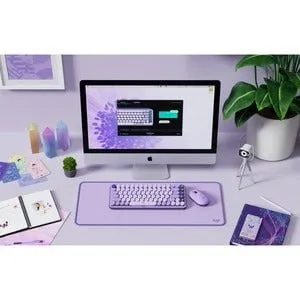 Logitech POP Mouse - Optical - Wireless - Bluetooth - Cosmos - 4000 dpi - Scroll Wheel - 4 Button(s) - 2 Programmable Button(s)