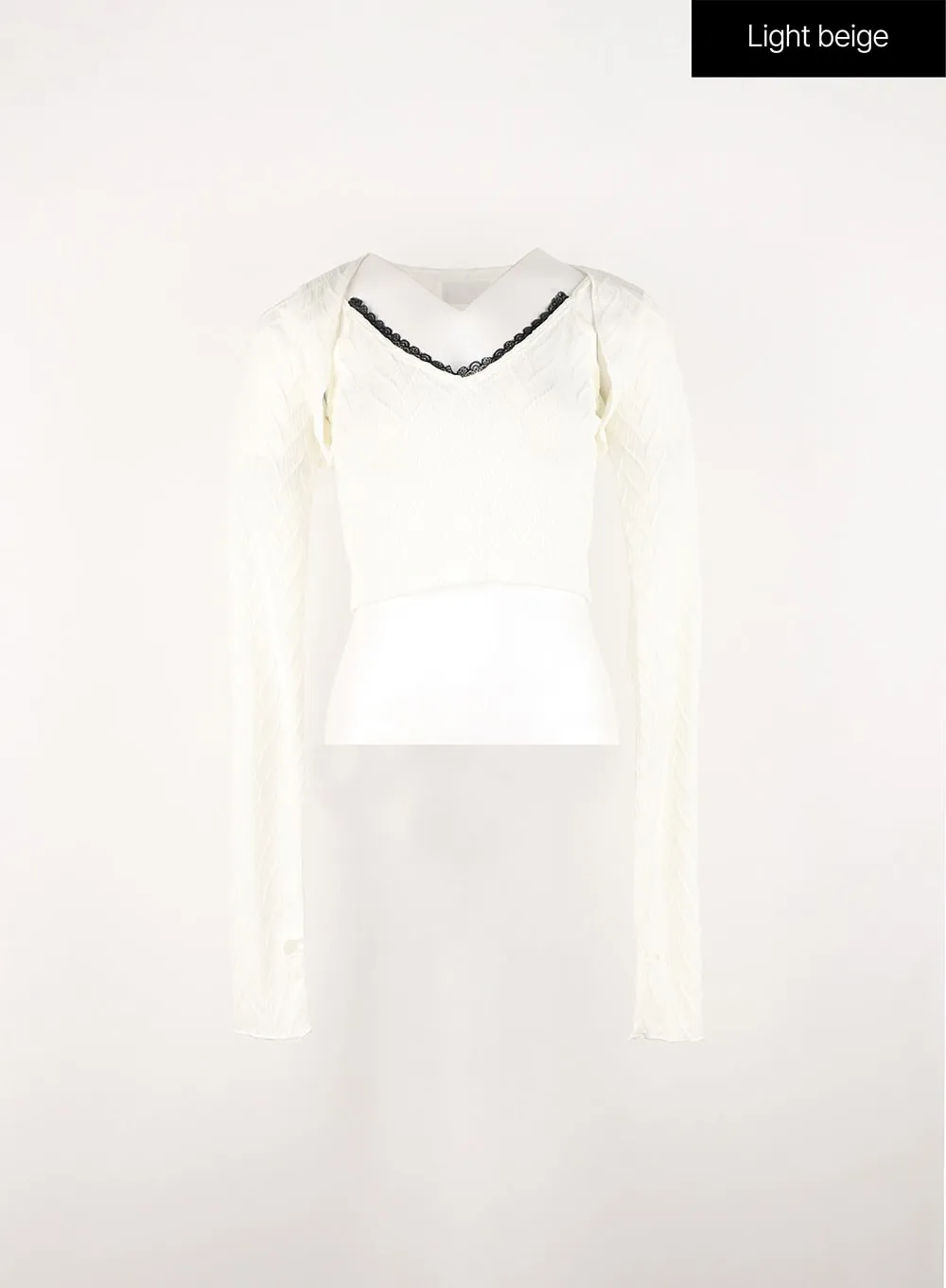 Long Sleeve Cardigan and Cami Set IN301